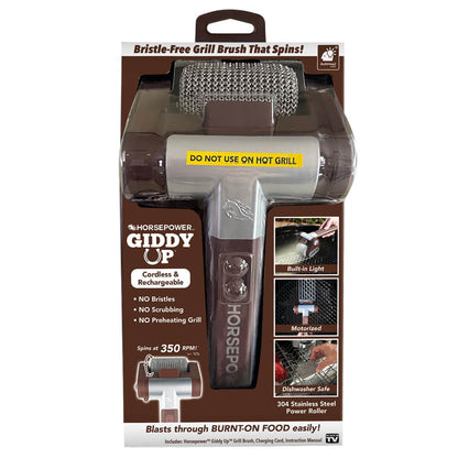 Bristle-Free Cordless Electric Grill Brush