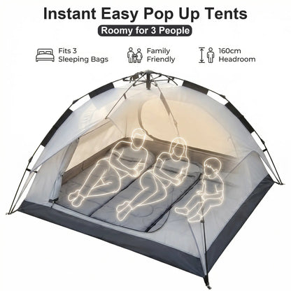 3 Person Tent for Camping