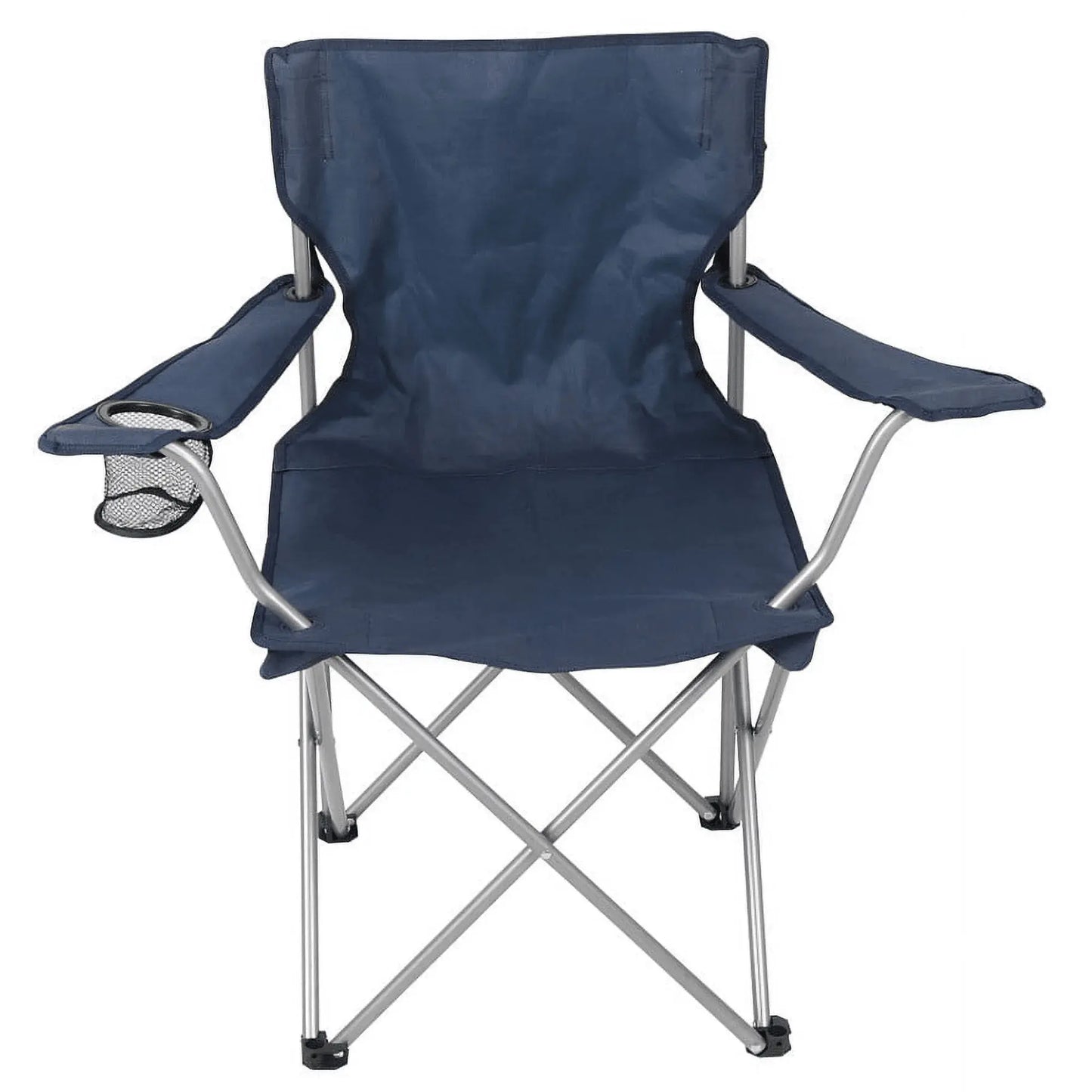 Adult Basic Quad Folding Camp Chair with Cup Holder