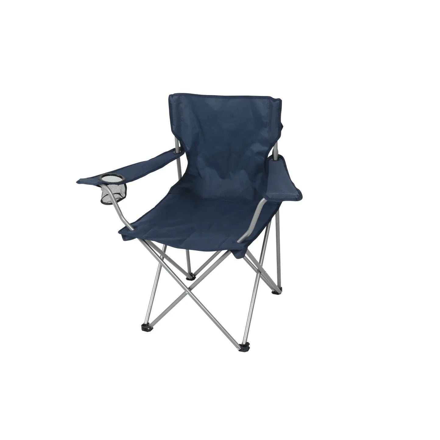 Adult Basic Quad Folding Camp Chair with Cup Holder