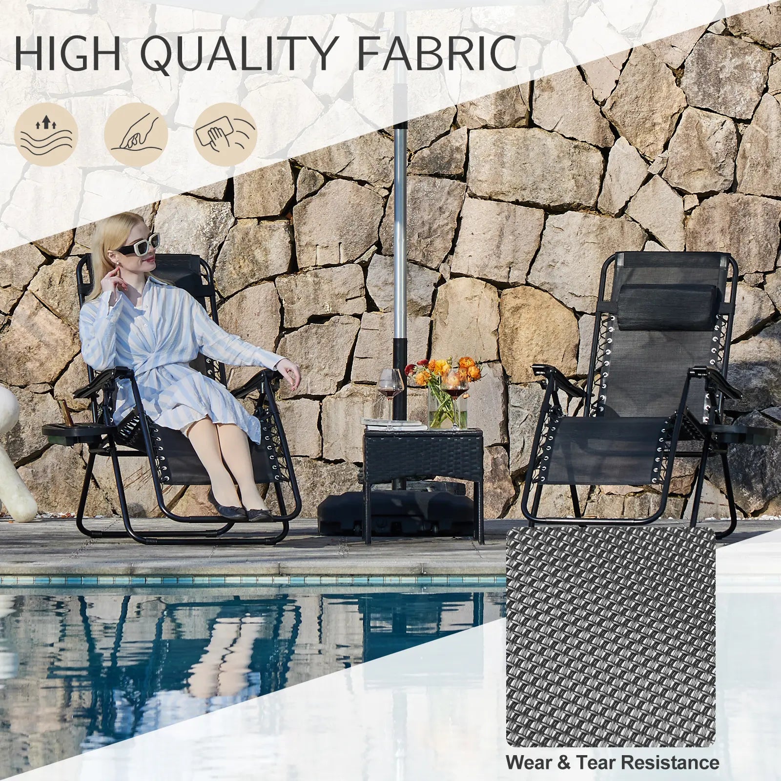Zero Gravity Recliner Folding Chair