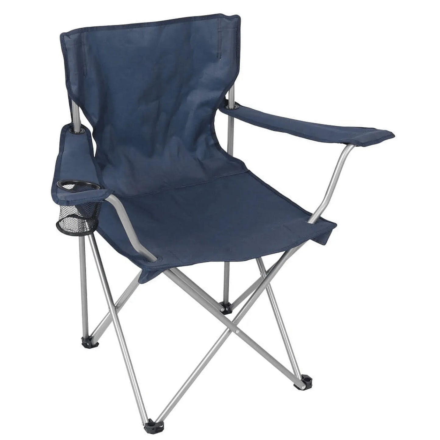 Adult Basic Quad Folding Camp Chair with Cup Holder