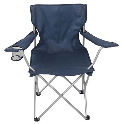 Adult Basic Quad Folding Camp Chair with Cup Holder